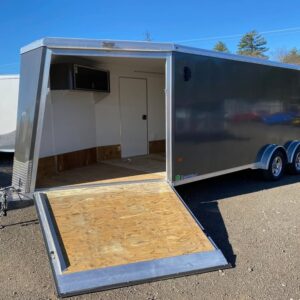 2023 NEO 7.5x25 Aluminum Enclosed Snowmobile Trailer – Finished Interior, Load Lights, Financing Available