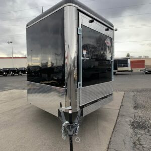 2022 Cargo Mate 8.5 x 20 Snowbird Enclosed Trailer – 25K BTU Heater, Extra Height, Insulated, Fuel Doors