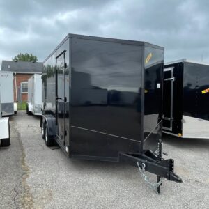 2025 7.5x14 Enclosed Cargo Trailer – 7′ Interior Height, Blackout Package