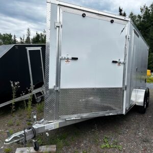 2025 Lightning LTFES714TA2-96 Snowmobile Trailer – Radar + Renegade Packages, Rear Spoiler, Extra Height