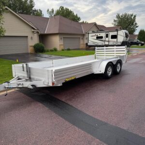 2026 Aluminum Utility Trailer – 7,000 lb GVWR, Torsion Axles, 22′ Length