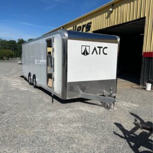 ATC 8.5 x 24 Aluminum Two Car Hauler – Stacker Trailer