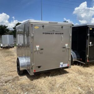 Car Mate 4 x 6 Enclosed Cargo Trailer – Single Rear Door