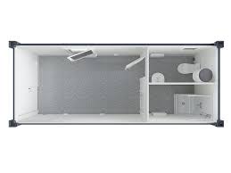 20′ Break Room with toilet and shower, Premium