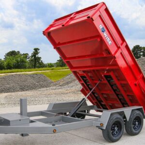 BWise DLP10 10K Tandem Axle Low Profile Dump Trailer – Heavy-Duty Hauling