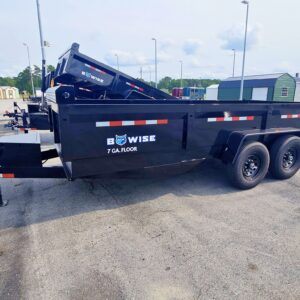 2025 BWise 16' Dump Trailer – Heavy-Duty Tandem Axle with Hydraulic Lift