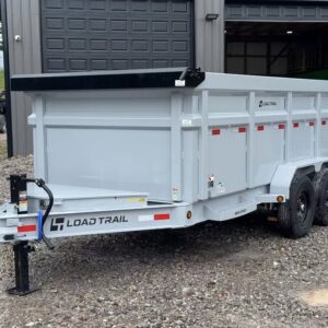 2025 BWise 16ft Heavy-Duty Dump Trailer – 48" Sides, Scissor Hoist, MAX-STEP